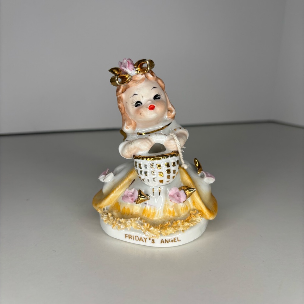 Vintage Mid Century Norcrest Friday's Angel Figurine